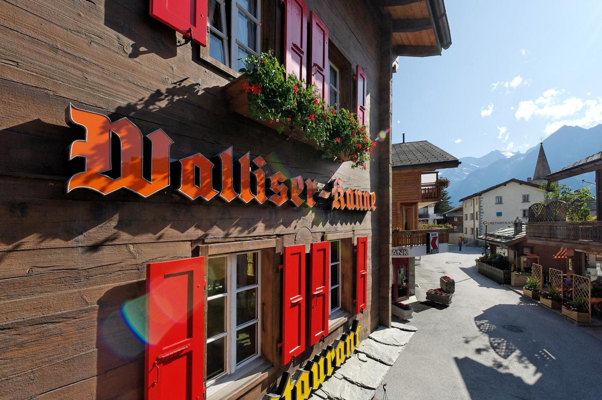 Hotel Walliserkanne Grächen Eksteriør bilde